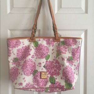 Dooney & Bourke Pink Hydrangea Tote Bag!